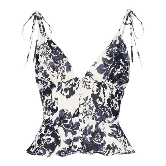 Reformation Tops - NWT! Reformation Cluny Floral Print Top. Size 6.
